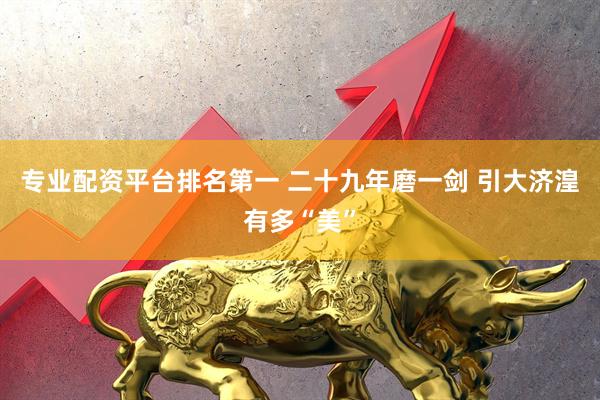 专业配资平台排名第一 二十九年磨一剑 引大济湟有多“美”